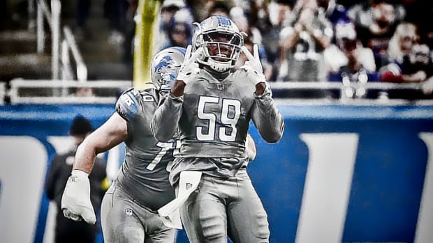 James Houston IV with the Detroit Lions